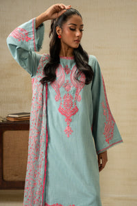 UNSTITCHED EMBROIDERED SUIT