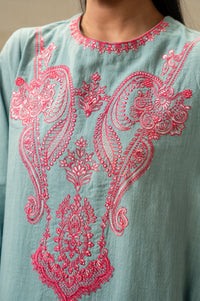 UNSTITCHED EMBROIDERED SUIT