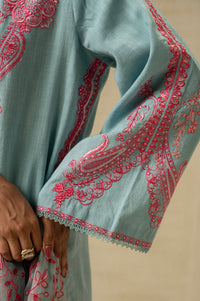 UNSTITCHED EMBROIDERED SUIT
