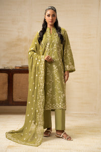 UNSTITCHED EMBROIDERED SUIT