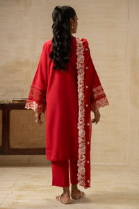 UNSTITCHED DYED EMBROIDERED SUIT