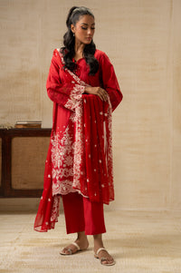 UNSTITCHED DYED EMBROIDERED SUIT