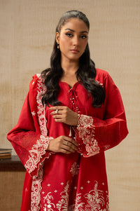 UNSTITCHED DYED EMBROIDERED SUIT