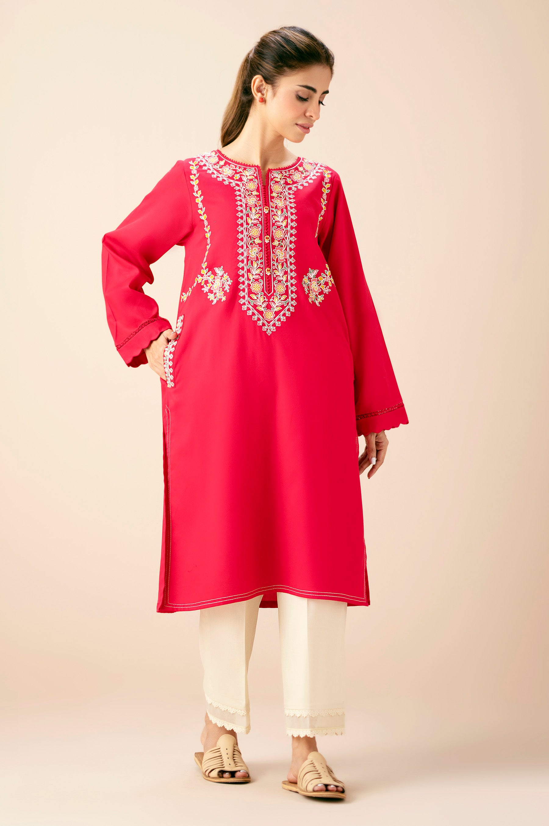 STITCHED EMBROIDERED SHIRT