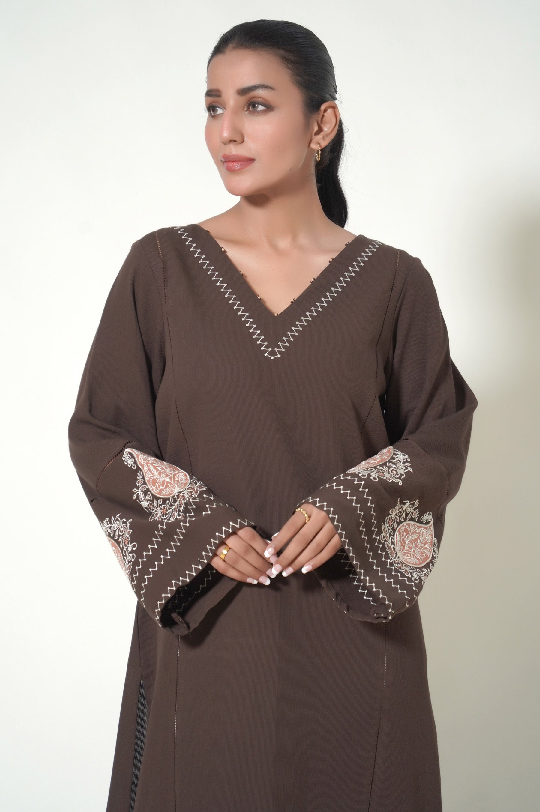 STITCHED EMBROIDERED SHIRT