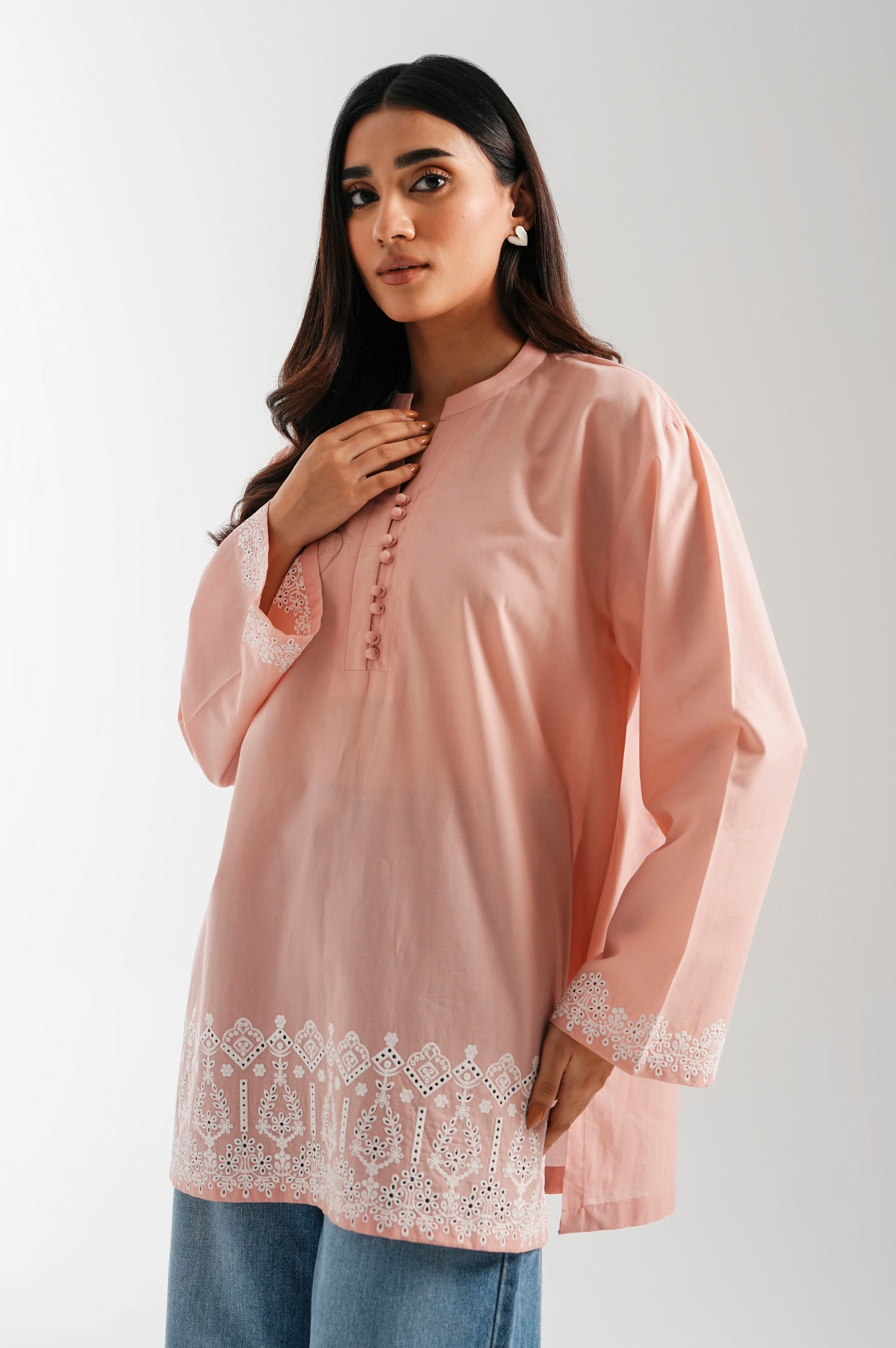 STITCHED CHIKANKARI TOP