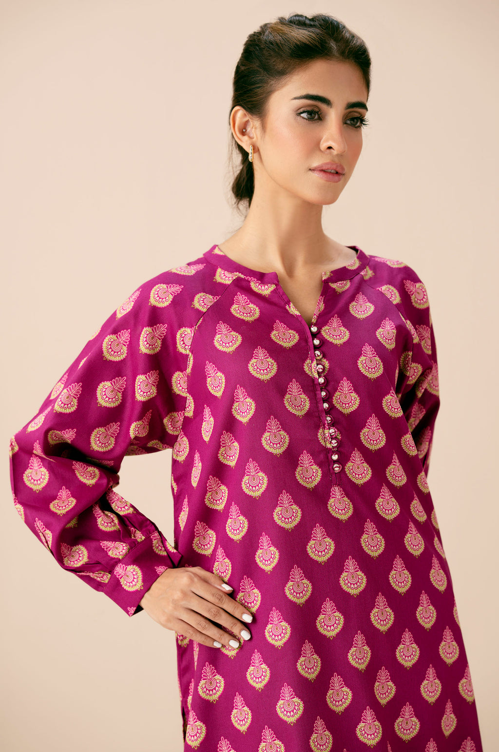 PRINTED SHIRT BOTTOM SUIT