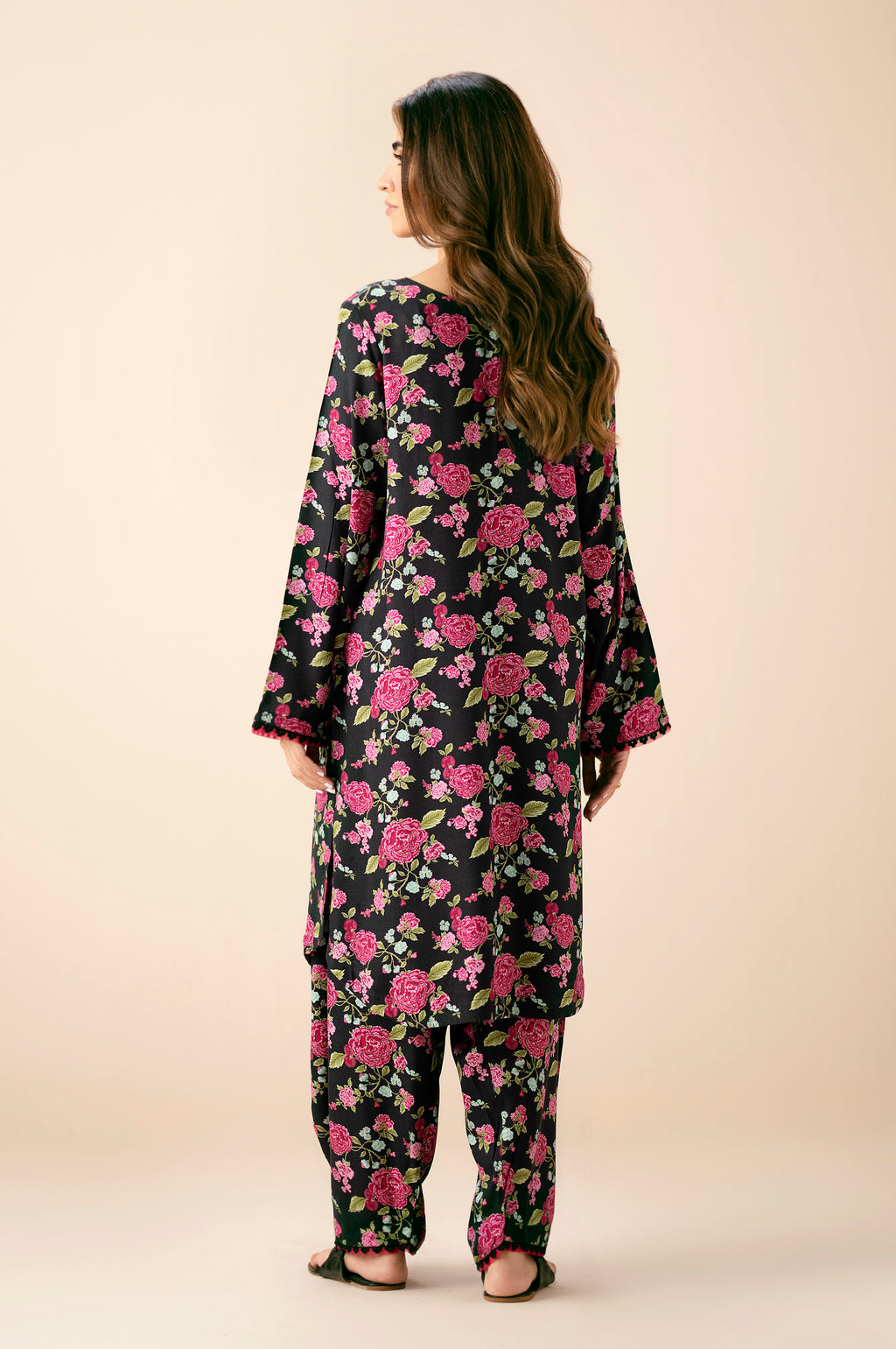 PRINTED SHIRT BOTTOM SUIT