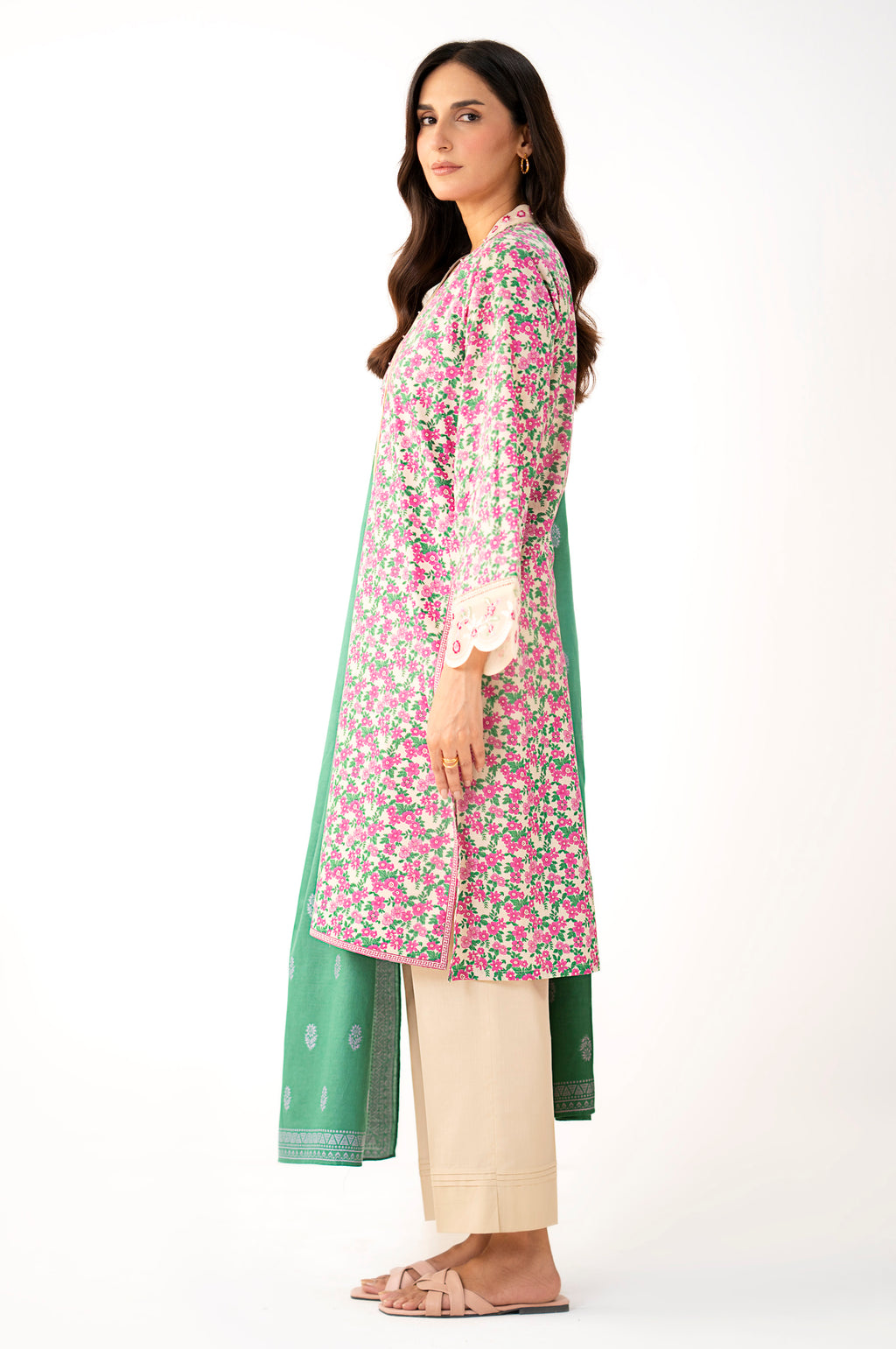 Stitched 2 Piece Printed Lawn Suit