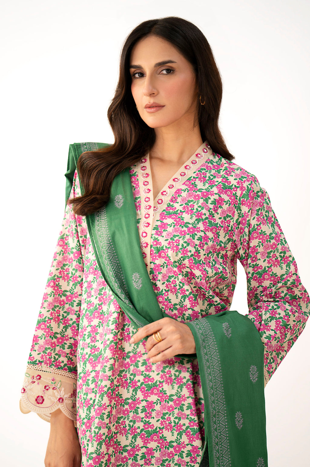 Stitched 2 Piece Printed Lawn Suit
