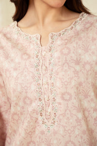 STITCHED EMBROIDERED SHIRT BOTTOM