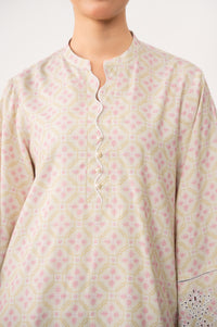 Stitched 2 Piece Printed Cotton Viscose Karandi Suit
