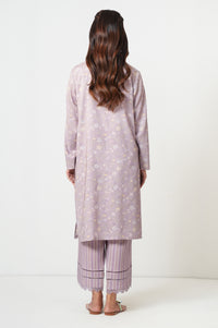 Stitched 2 Piece Printed Cotton Linen Viscose Suit