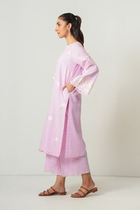 Stitched 2 Piece Embroidered Yarn Dyed Suit