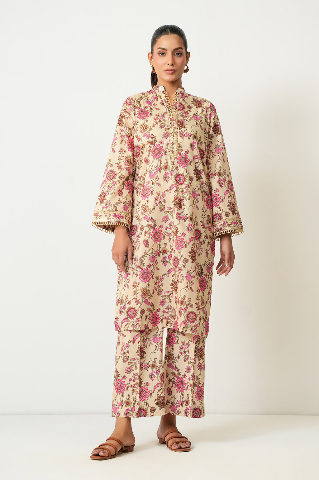 Stitched 2 Piece Digital Printed Lawn Suit