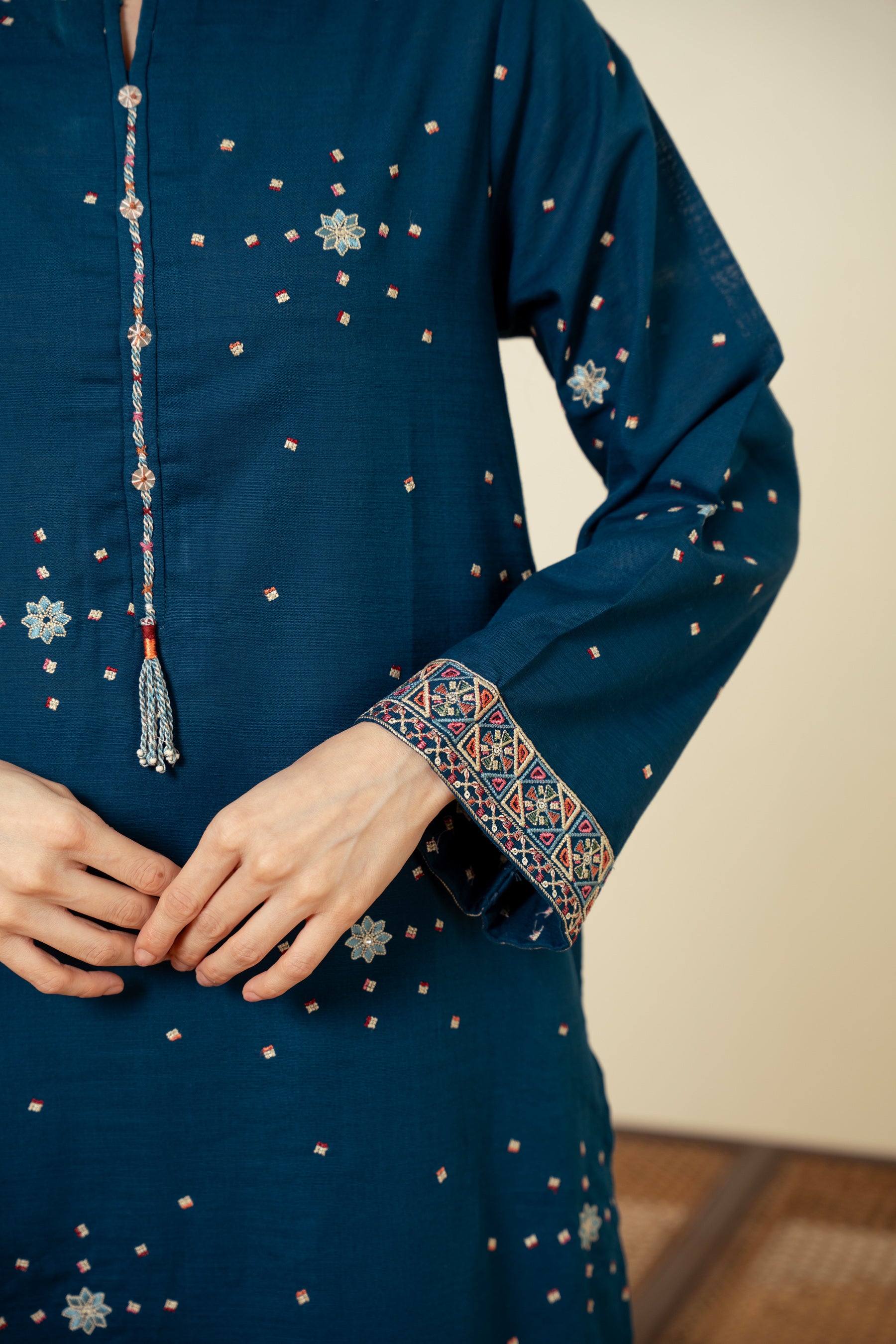 EMBROIDERED SUIT