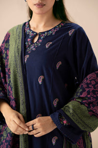 DYED EMBROIDERED SUIT