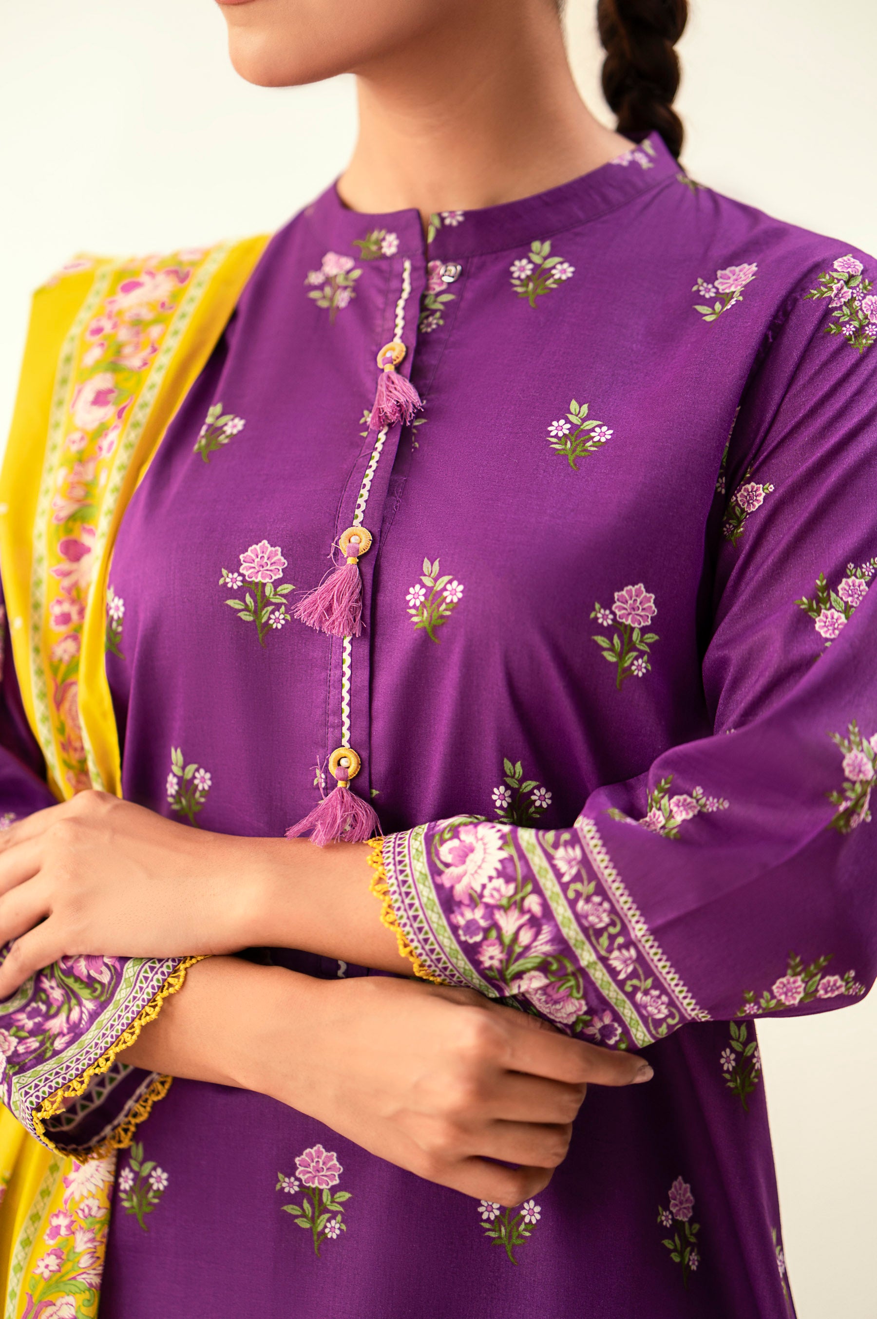 Stitched 3 Piece Printed Lawn Suit