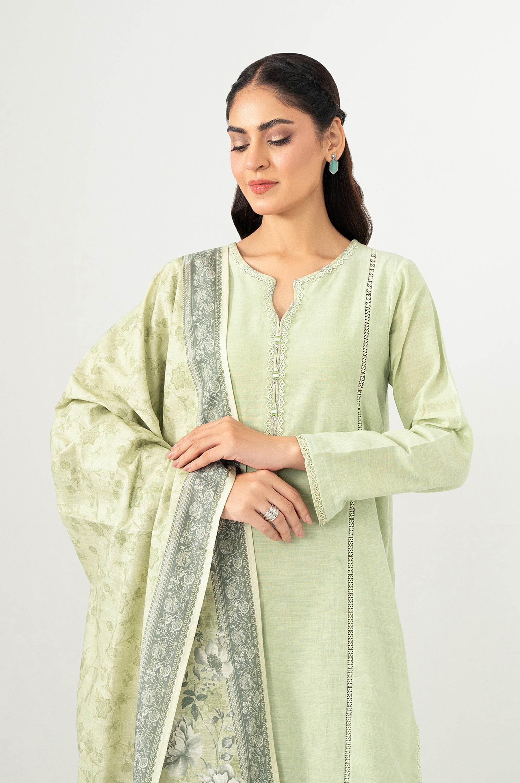 STITCHED PRINTED SUIT