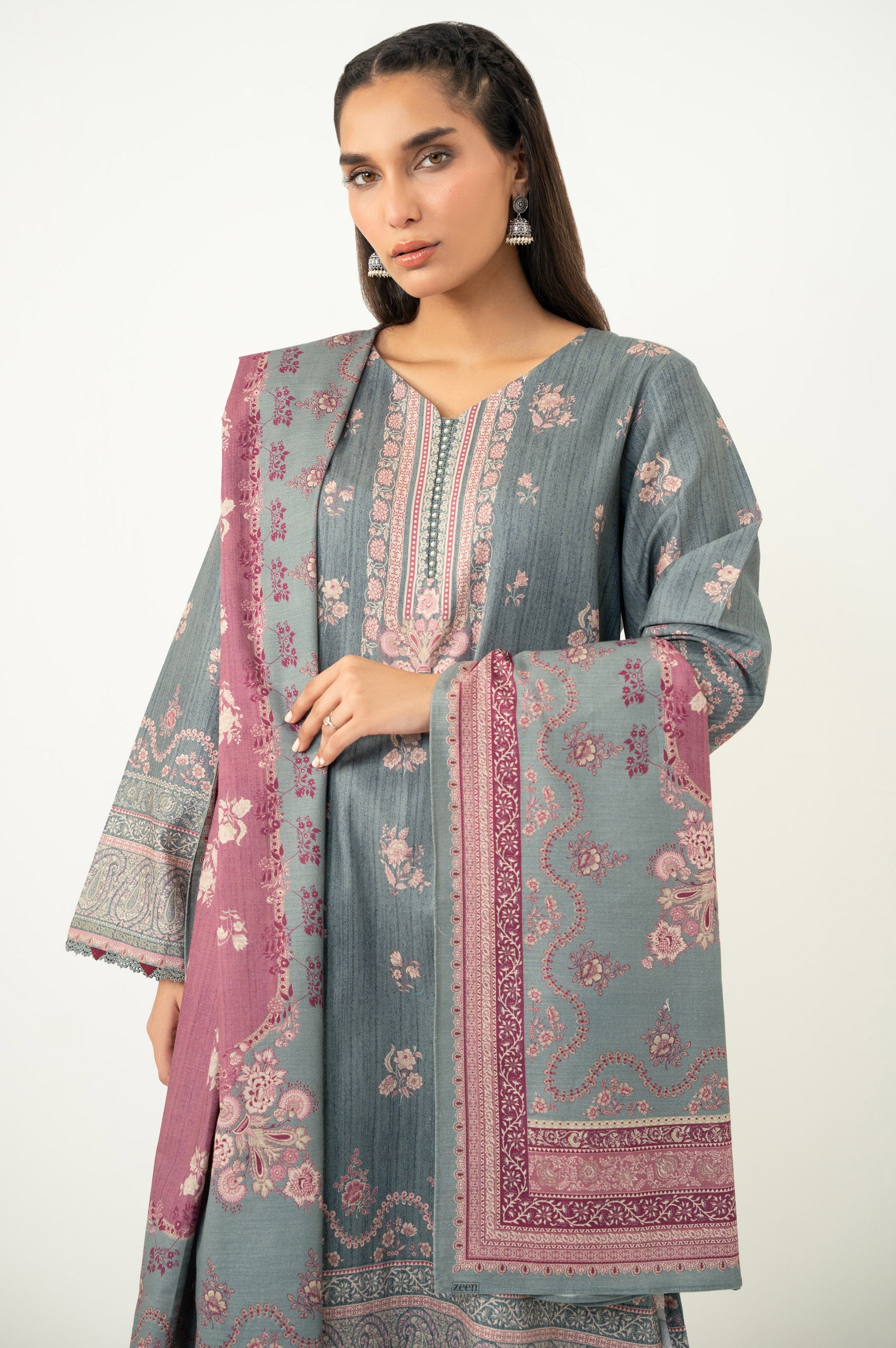 STITCHED PRINTED SUIT