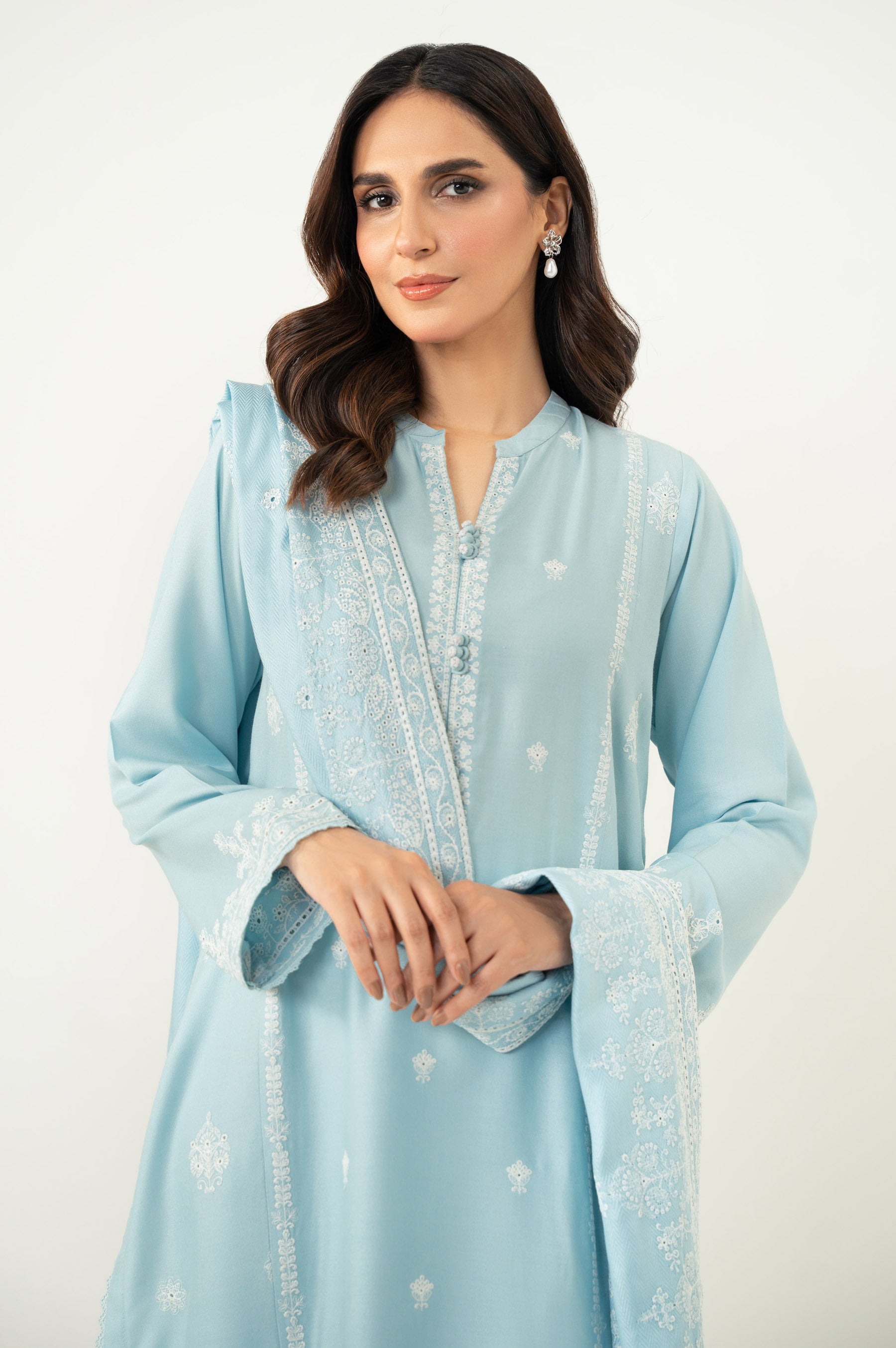 STITCHED CHIKANKARI SUIT