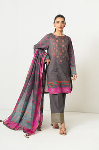 Stitched 3 Piece Digital Printed Lawn Suit