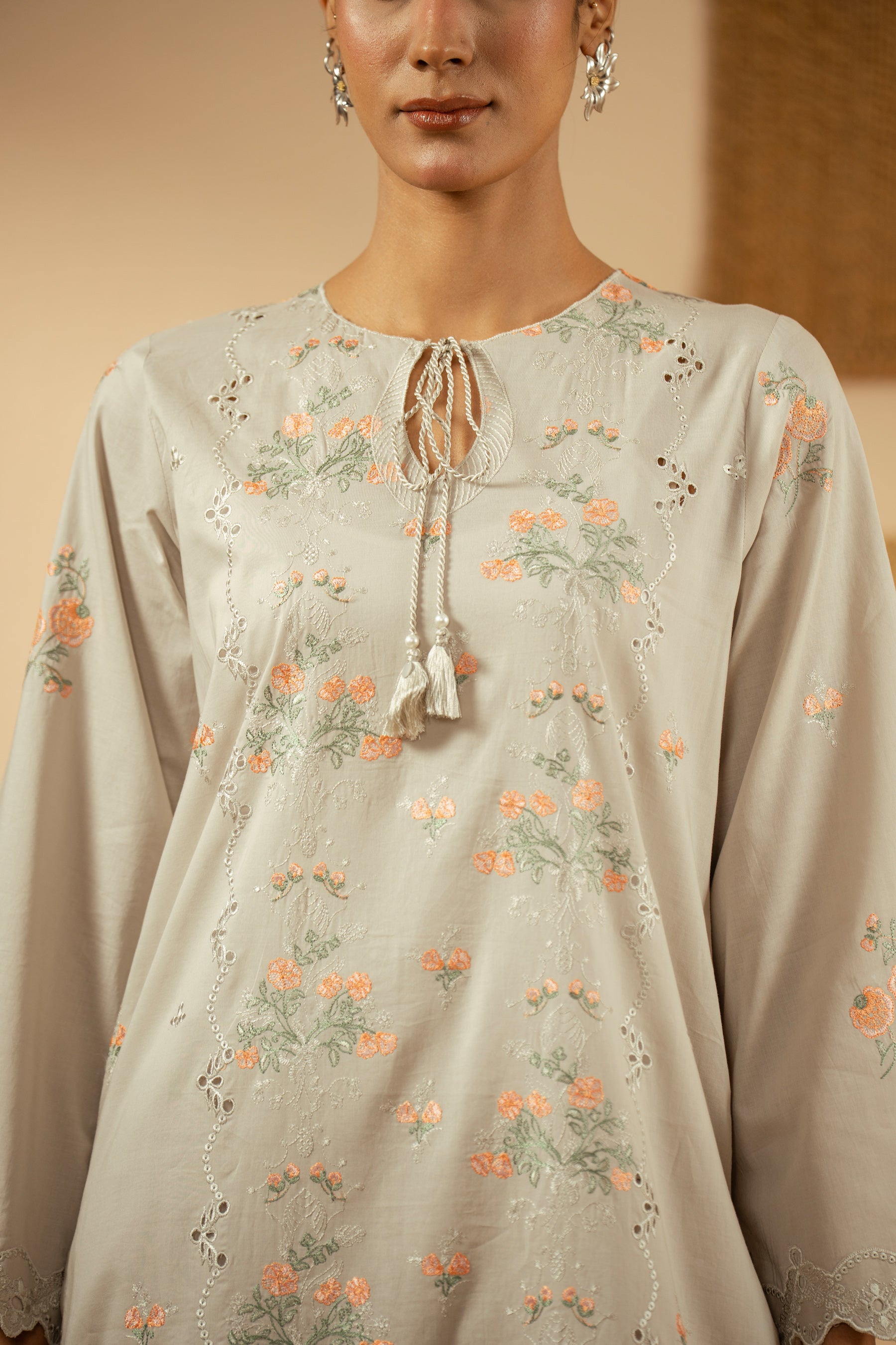 EMBROIDERED LAWN STITCHED 3 PIECE SUIT