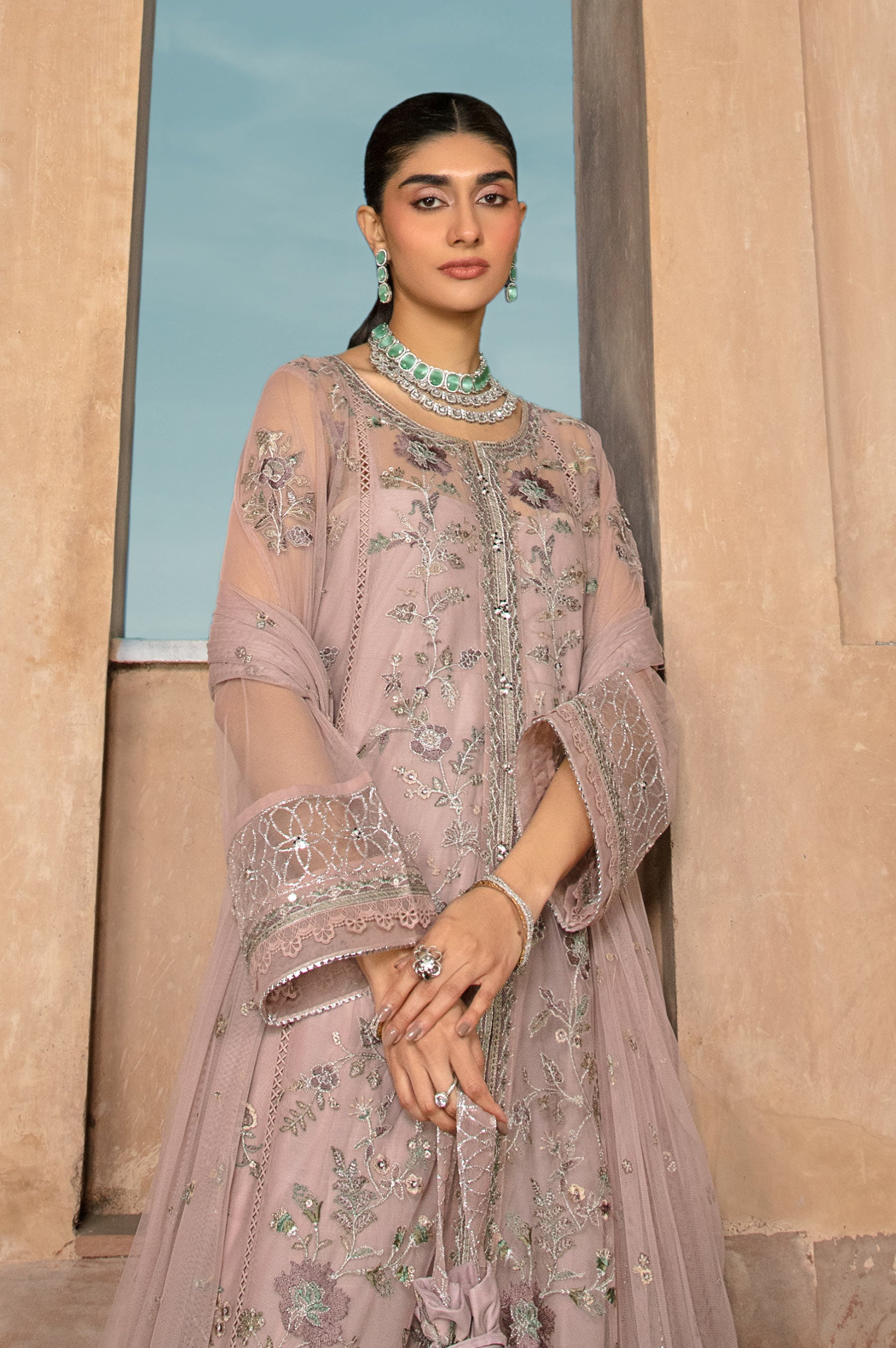 EMBROIDERED SUIT