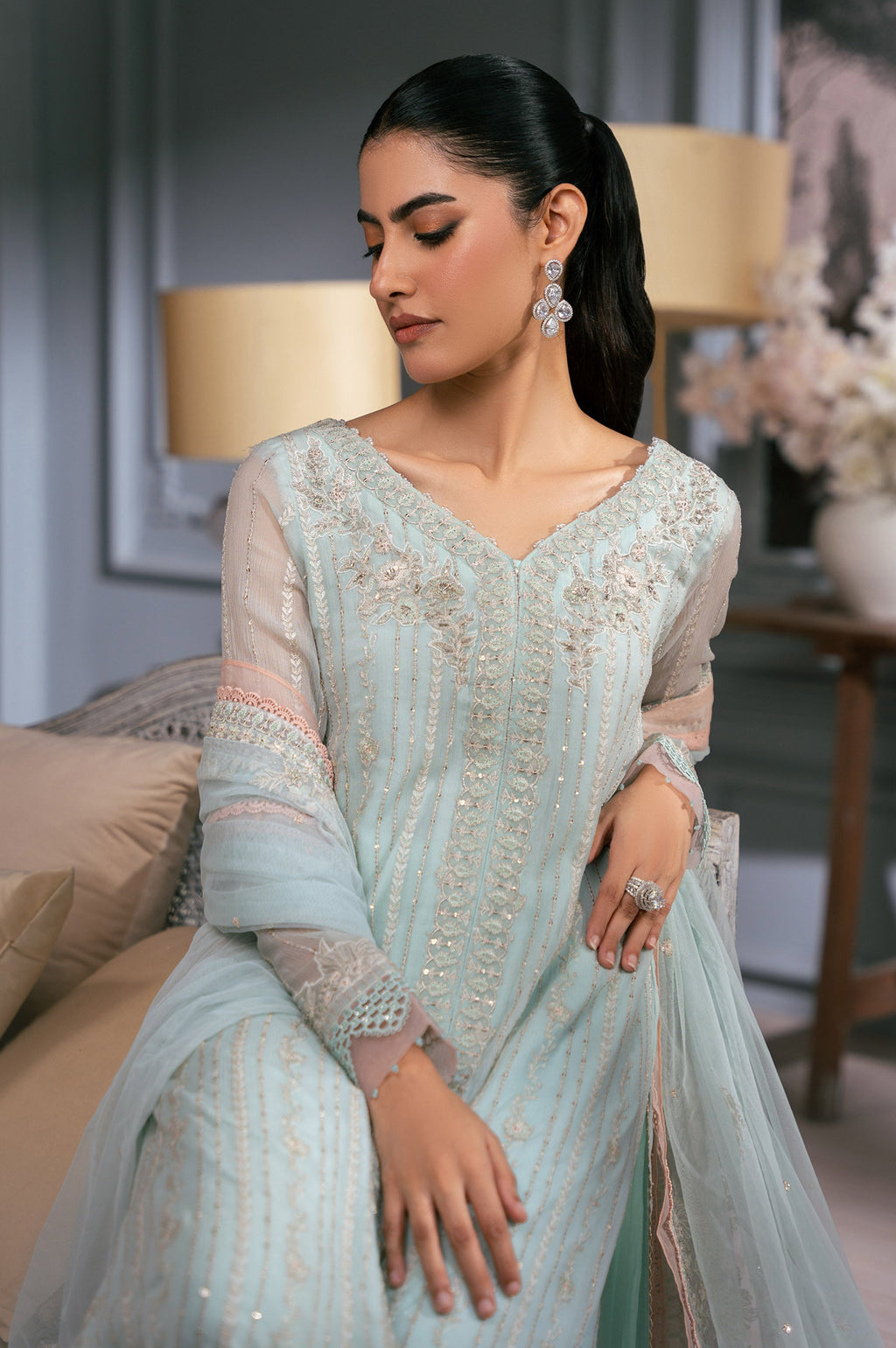 EMBROIDERED SUIT