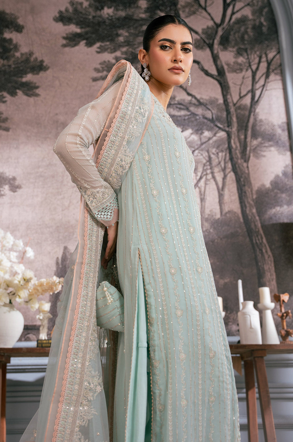EMBROIDERED SUIT
