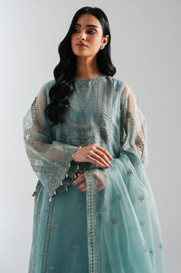 UNSTITCHED EMBROIDERED SUIT