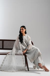 UNSTITCHED EMBROIDERED SUIT