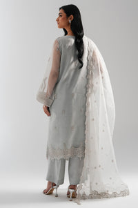 UNSTITCHED EMBROIDERED SUIT