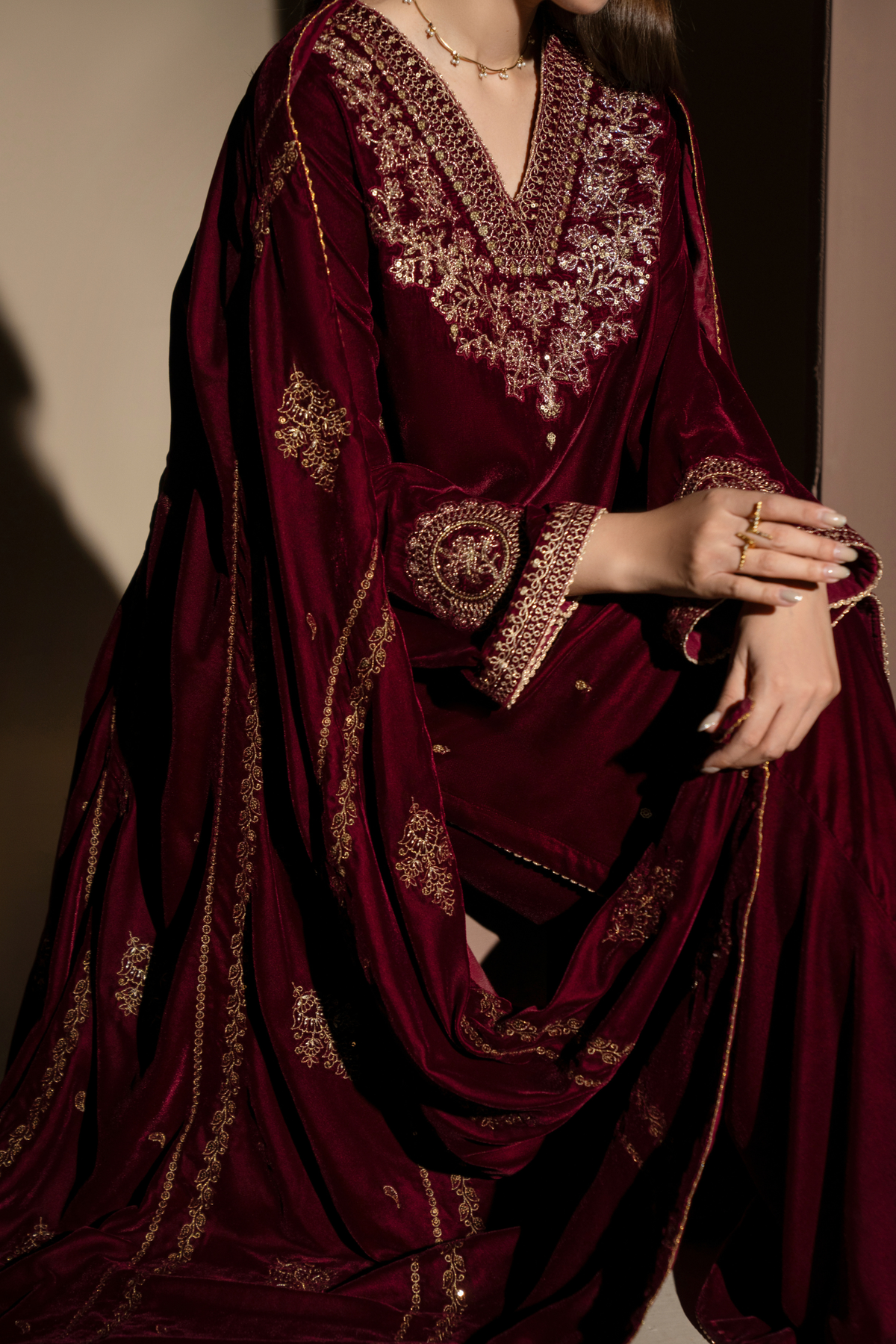 Velvet Shawl