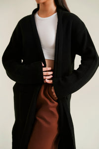 Cardigan Style Sweater Long Length