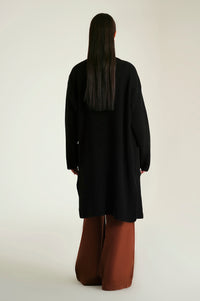 Cardigan Style Sweater Long Length