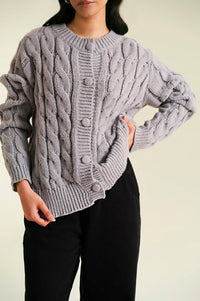 Button Down Sweater Full Sleeves