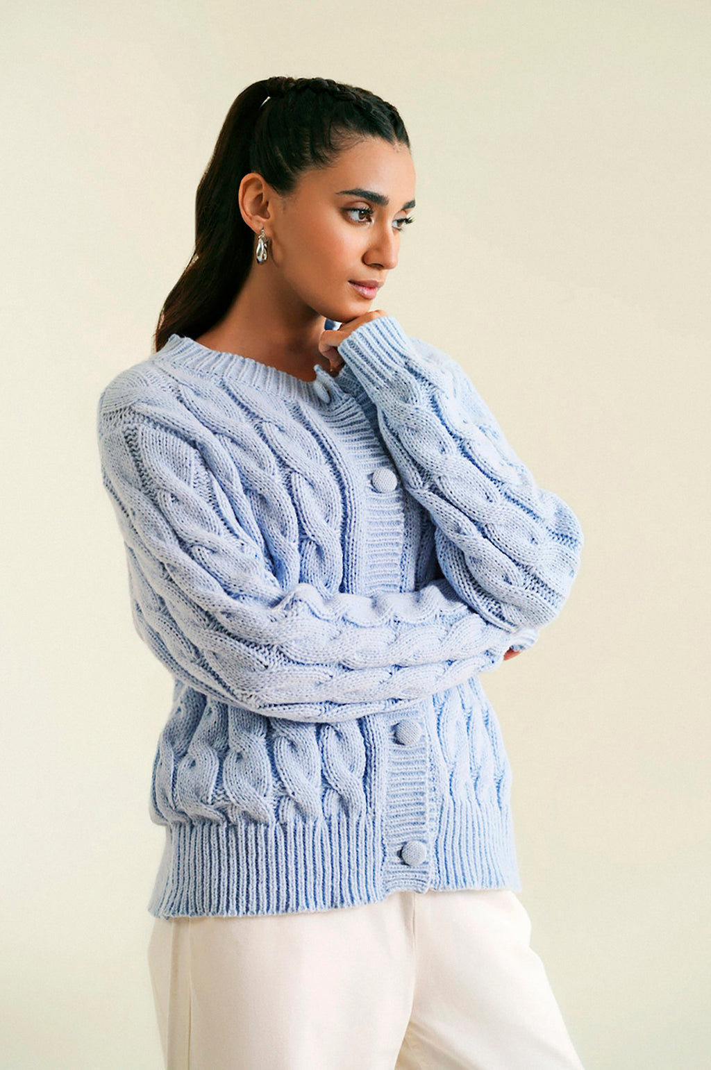 Button Down Sweater