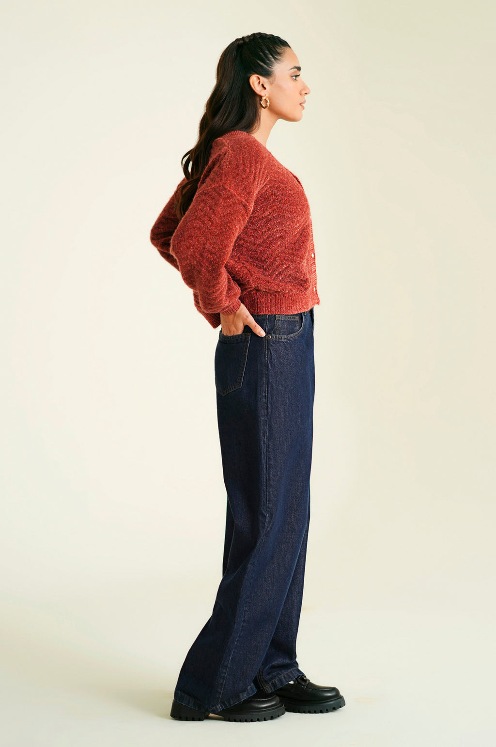 Button Down Sweater