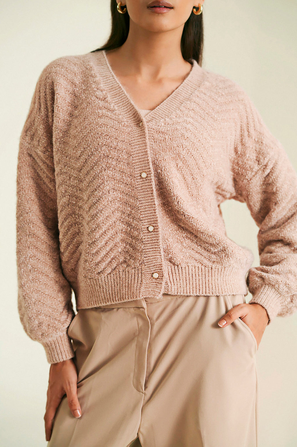 Button Down Sweater