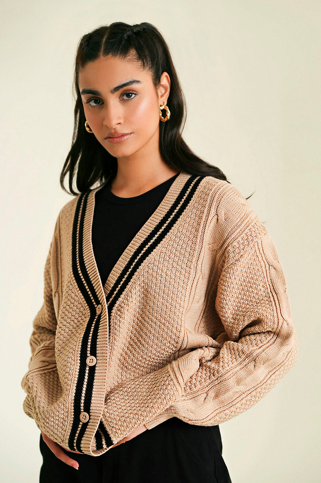 Button Down Sweater