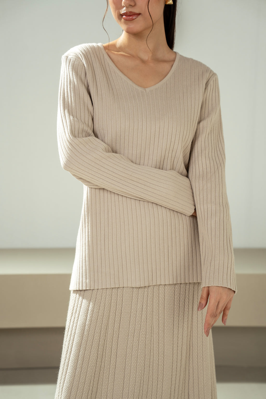 STYLIZED PULLOVER SWEATER