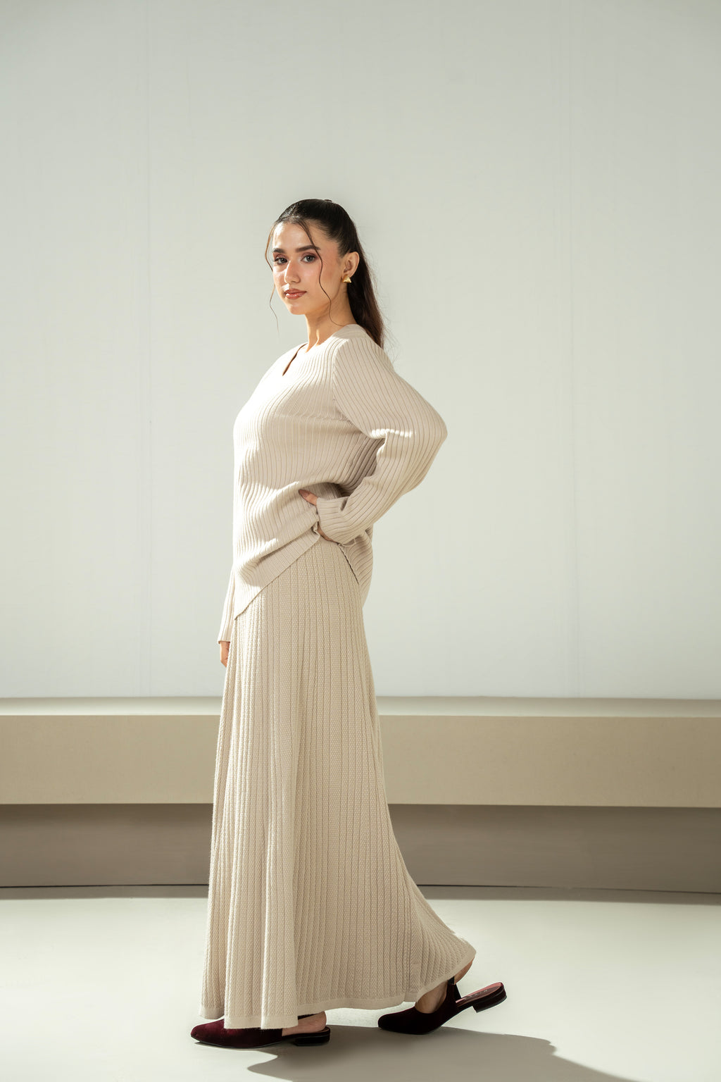 STYLIZED PULLOVER SWEATER