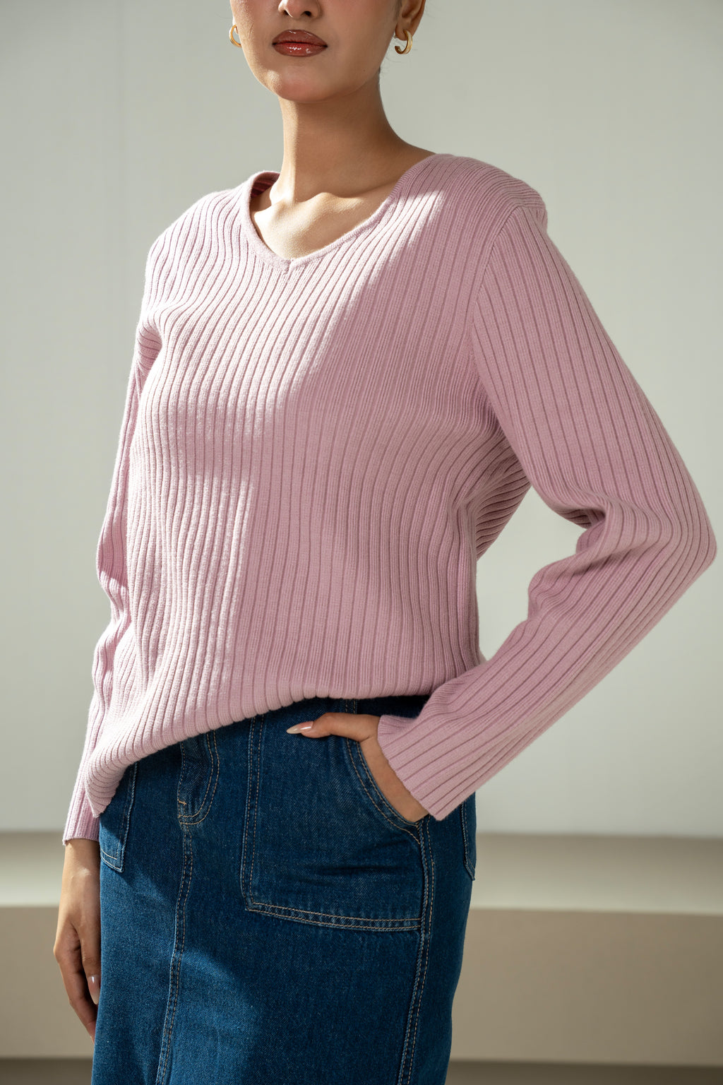 STYLIZED PULLOVER SWEATER
