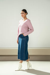 STYLIZED PULLOVER SWEATER