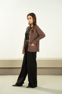 STYLIZED BUTTON DOWN CARDIGAN