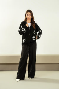 STYLIZED BUTTON DOWN CARDIGAN