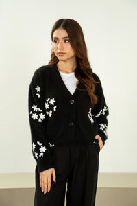 STYLIZED BUTTON DOWN CARDIGAN