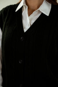 STYLIZED BUTTON DOWN CARDIGAN