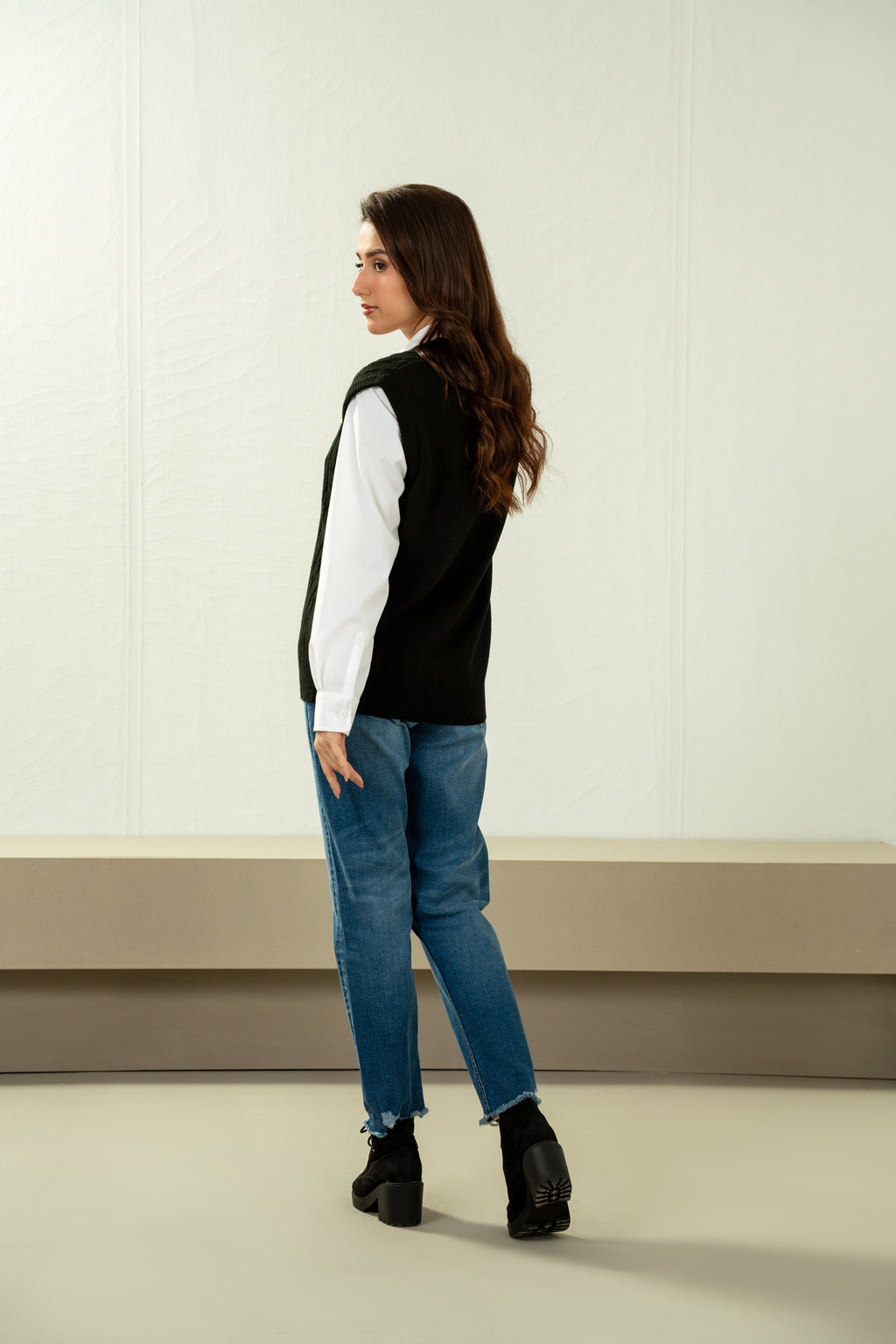 STYLIZED BUTTON DOWN CARDIGAN